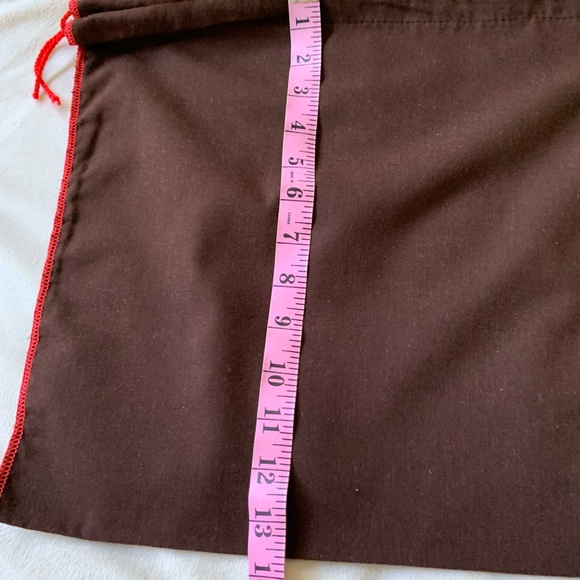 COACH smaller soft brown drawstring dust bag VVGUC ++ - Picture 7 of 7